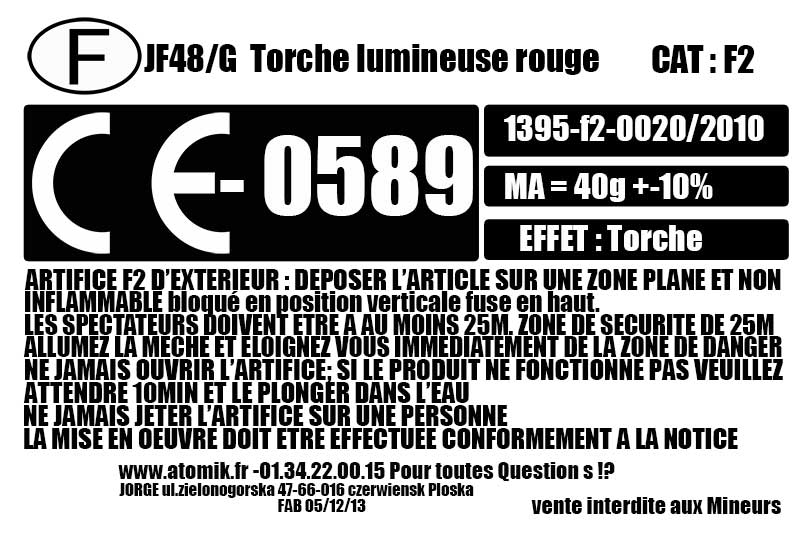 Utilisation des torches à mains supporter